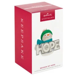 Hallmark Season Of Hope Snowman Ornament With Light 9 Hallmark Season Of Hope Snowman Ornament With Light -Hallmark Shop Hope Sparkly Snowman Keepsake Ornament 2999QGO2659 04