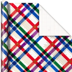 Hallmark Jewel Tones Assorted 3-Pack Christmas Wrapping Paper, 120 Sq. Ft. 12 Hallmark Jewel Tones Assorted 3-Pack Christmas Wrapping Paper, 120 Sq. Ft. -Hallmark Shop Jewel Tones Christmas Wrapping Paper Set 5JXW1251 05