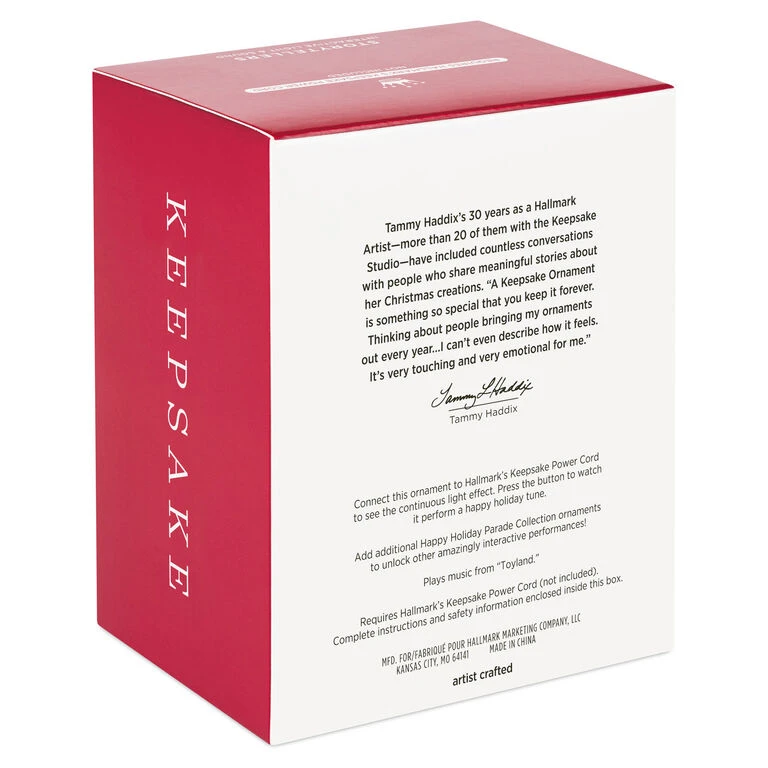 Hallmark Happy Holiday Parade Collection Joanne's Christmas Boutique Musical Ornament With Light 5 Hallmark Happy Holiday Parade Collection Joanne's Christmas Boutique Musical Ornament With Light - Image 5