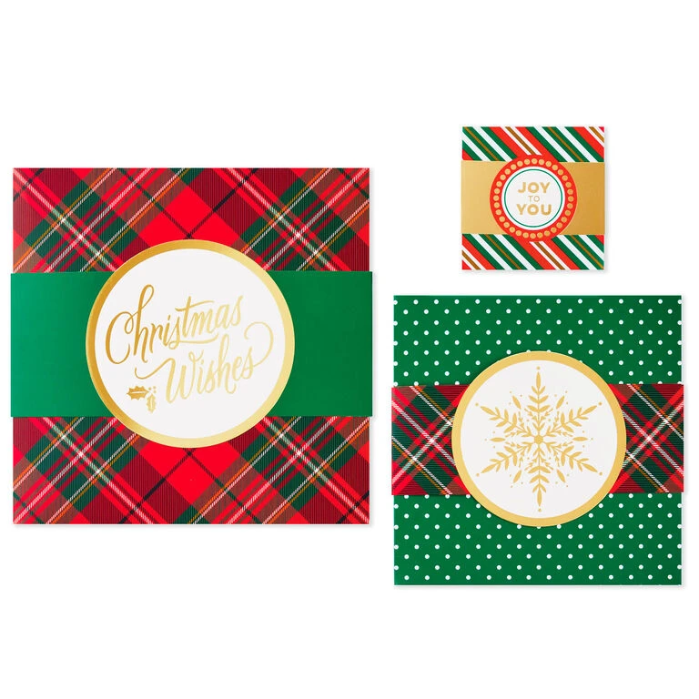 Hallmark Joy To You 3-Pack Christmas Gift Boxes, Assorted Sizes And Designs 1 Hallmark Joy To You 3-Pack Christmas Gift Boxes, Assorted Sizes And Designs