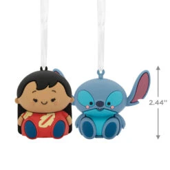 Better Together Disney Lilo & Stitch Magnetic Hallmark Ornaments, Set Of 2 7 Better Together Disney Lilo & Stitch Magnetic Hallmark Ornaments, Set Of 2 -Hallmark Shop Lilo and Stitch Christmas Ornaments 3HCM2403 03