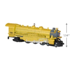Hallmark Lionel® Trains Yellow 1361 Pennsylvania K4 Steam Locomotive Metal Ornament -Hallmark Shop Lionel Trains Engine Keepsake Ornament 2199QXE3267 03