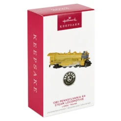 Hallmark Lionel® Trains Yellow 1361 Pennsylvania K4 Steam Locomotive Metal Ornament -Hallmark Shop Lionel Trains Engine Keepsake Ornament 2199QXE3267 04