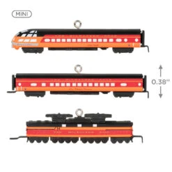 Hallmark Mini Lionel® Milwaukee Road EP-2 Passenger Ornaments, Set Of 3 -Hallmark Shop Lionel Trains Milwaukee Road Cars Keepsake Ornaments 2299QXM9287 03