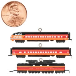 Hallmark Mini Lionel® Milwaukee Road EP-2 Passenger Ornaments, Set Of 3 -Hallmark Shop Lionel Trains Milwaukee Road Cars Keepsake Ornaments 2299QXM9287 07