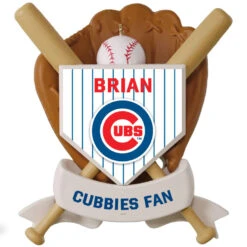 MLB Baseball Personalized Ornament, Cubs™