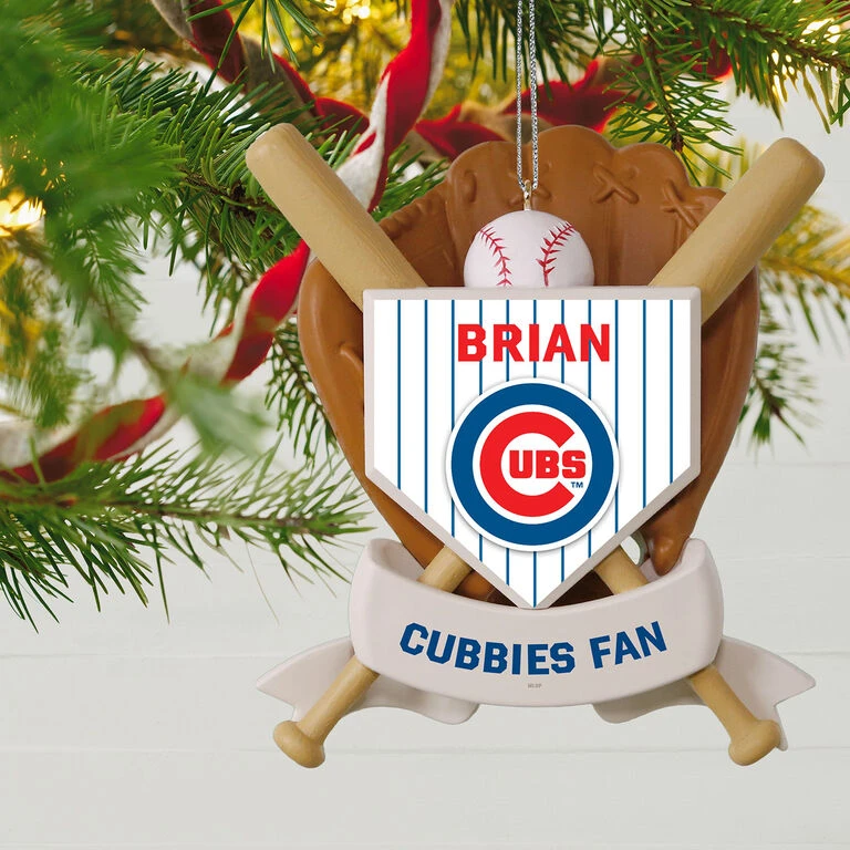 MLB Baseball Personalized Ornament, Cubs™ 2 MLB Baseball Personalized Ornament, Cubs™ - Image 2