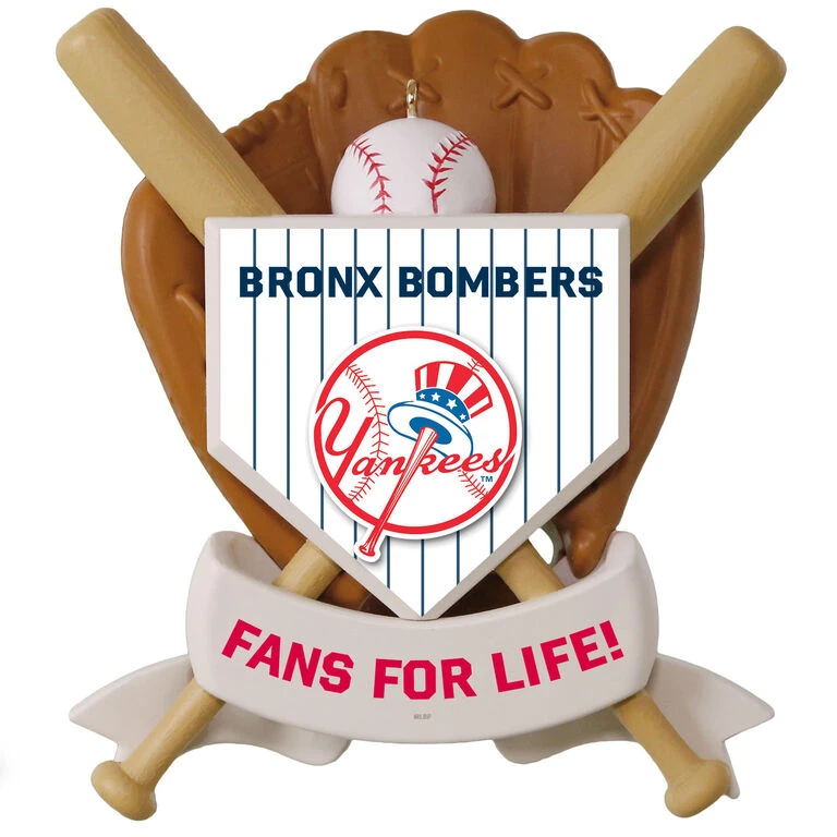 MLB Baseball Personalized Ornament, Yankees™ 1 MLB Baseball Personalized Ornament, Yankees™