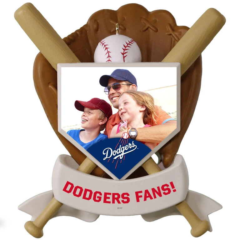 MLB Baseball Personalized Photo Ornament, Dodgers™ 3 MLB Baseball Personalized Photo Ornament, Dodgers™ - Image 3