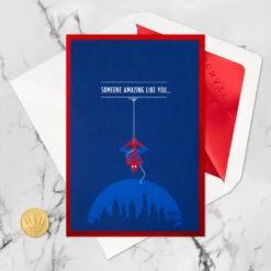 Hallmark Marvel Spider-Man You Deserve An Amazing Day 3D Pop-Up Card 13 Hallmark Marvel Spider-Man You Deserve An Amazing Day 3D Pop-Up Card -Hallmark Shop Marvel SpiderMan Amazing 3D PopUp Card 1499LAD2901 05