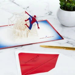 Hallmark Marvel Spider-Man You Deserve An Amazing Day 3D Pop-Up Card 15 Hallmark Marvel Spider-Man You Deserve An Amazing Day 3D Pop-Up Card -Hallmark Shop Marvel SpiderMan Amazing 3D PopUp Card 1499LAD2901 07