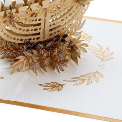 Hallmark Season Full Of Light 3D Pop-Up Hanukkah Card -Hallmark Shop Menorah 3D PopUp Hanukkah Card 5XXH1003 04