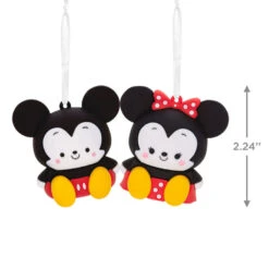 Better Together Disney Mickey And Minnie Magnetic Hallmark Ornaments, Set Of 2 7 Better Together Disney Mickey And Minnie Magnetic Hallmark Ornaments, Set Of 2 -Hallmark Shop Mickey and Minnie Christmas Ornaments 3HCM2402 03