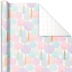 Hallmark Modern Muted 3-Pack Wrapping Paper, 55 Sq. Ft. Total -Hallmark Shop Modern Muted 3Pack Wrapping Paper Rolls 5EWR6369 05