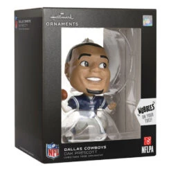 NFL Dallas Cowboys Dak Prescott Bouncing Buddy Hallmark Ornament -Hallmark Shop NFL Dallas Cowboys Dak Prescott Bouncing Buddy Christmas Ornament 1OSL1563 04