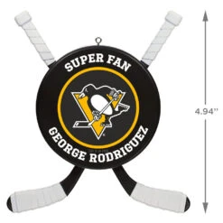 NHL Hockey Personalized Ornament, Pittsburgh Penguins® 8 NHL Hockey Personalized Ornament, Pittsburgh Penguins® -Hallmark Shop NHLHockey Personalized Ornament Pittsburgh Penguins 2499QHE1925B12 03
