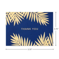 Hallmark Bulk Navy And Gold Assorted Blank Thank-You Notes, Box Of 120 10 Hallmark Bulk Navy And Gold Assorted Blank Thank-You Notes, Box Of 120 -Hallmark Shop Navy and Gold Assorted Blank ThankYou Notes Bulk Pack 5STZ1064 04