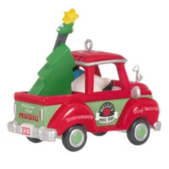 Hallmark Holiday Parade Nello's Music Shop Truck 2023 Ornament -Hallmark Shop Nellos Music Shop Truck Keepsake Ornament 1799QXR8079 06