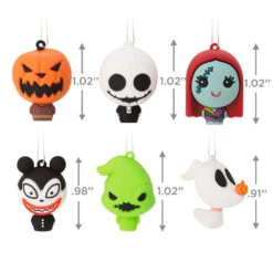 Mini Disney Tim Burton's The Nightmare Before Christmas Shatterproof Hallmark Ornaments, Set Of 6 -Hallmark Shop Nightmare Before Christmas Christmas Ornaments 3HCM2372 03