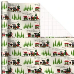 Hallmark Old-Fashioned Christmas 3-Pack Wrapping Paper, 120 Sq. Ft. 13 Hallmark Old-Fashioned Christmas 3-Pack Wrapping Paper, 120 Sq. Ft. -Hallmark Shop OldFashioned Christmas 3Pack Wrapping Paper 5JXW1077 07