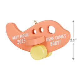 Hallmark Our Babymoon 2023 Wood Ornament -Hallmark Shop Our Babymoon Wood Airplane Keepsake Ornament 1999QHX3099 03