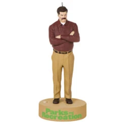 Front Page 20 Hallmark Parks And Recreation Ron Swanson Ornament With Sound