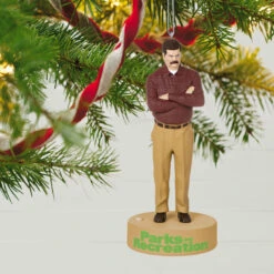 Front Page -Hallmark Shop Parks and Rec Ron Swanson Keepsake Ornament 2199QXI7277 02