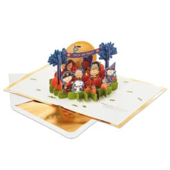 Front Page 38 Front Page -Hallmark Shop Peanuts Gang Snoopy 3D PopUp Halloween Card 1499IEH6991 02