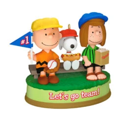 Front Page 6 Hallmark The Peanuts® Gang Batter Up! Musical Ornament