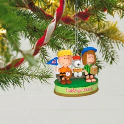 Front Page -Hallmark Shop Peanuts Gang Watching Baseball Keepsake Ornament 3299QXI7059 02