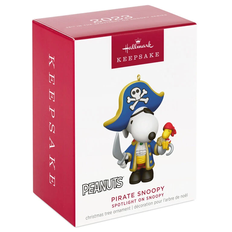 Hallmark Peanuts® Spotlight On Snoopy Pirate Snoopy Ornament 4 Hallmark Peanuts® Spotlight On Snoopy Pirate Snoopy Ornament - Image 4