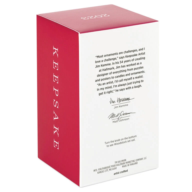 Hallmark The Peanuts® Gang Windward Woodstock Ornament 5 Hallmark The Peanuts® Gang Windward Woodstock Ornament - Image 5