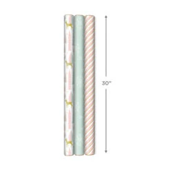 Hallmark Pink And Mint Assorted 3-Pack Christmas Wrapping Paper, 120 Sq. Ft. 13 Hallmark Pink And Mint Assorted 3-Pack Christmas Wrapping Paper, 120 Sq. Ft. -Hallmark Shop Pink and Mint Christmas Wrapping Paper Assortment 5JXW1083 07