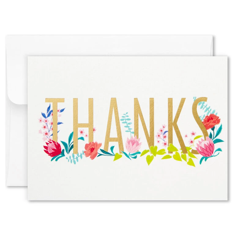 Hallmark Pretty Floral Assorted Blank Thank-You Notes, Box Of 24 3 Hallmark Pretty Floral Assorted Blank Thank-You Notes, Box Of 24 - Image 3