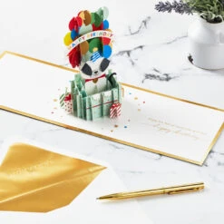 Hallmark It's Your Day Puppy In Present 3D Pop-Up Birthday Card 13 Hallmark It's Your Day Puppy In Present 3D Pop-Up Birthday Card -Hallmark Shop Puppy in a Present 3D PopUp Birthday Card 1299LAD2883 06