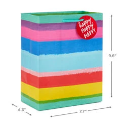 Hallmark Birthday Rainbow 8-Pack Gift Bags, Assorted Sizes And Designs 10 Hallmark Birthday Rainbow 8-Pack Gift Bags, Assorted Sizes And Designs -Hallmark Shop Rainbow Birthday Gift Bags Assorted Sizes Designs 5EGB7427 05