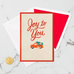 Hallmark Joy To You 3D Pop-Up Christmas Card 15 Hallmark Joy To You 3D Pop-Up Christmas Card -Hallmark Shop Red Truck 3D PopUp Christmas Card 1299IXC7122 06