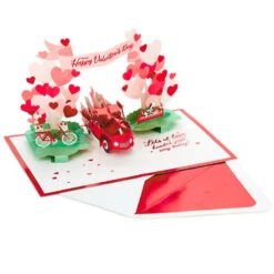 Hallmark Special Delivery 3D Pop-Up Valentine's Day Card 12 Hallmark Special Delivery 3D Pop-Up Valentine's Day Card -Hallmark Shop Red Truck With Flowers 3D PopUp Valentines Day Card 1299IAV6066 03