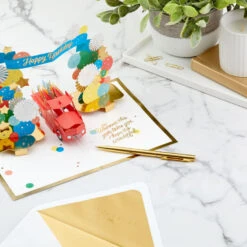 Hallmark Celebrating You Red Truck And Banner 3D Pop-Up Birthday Card 17 Hallmark Celebrating You Red Truck And Banner 3D Pop-Up Birthday Card -Hallmark Shop Red Truck and Banner 3D PopUp Birthday Card 1299LAD2896 08