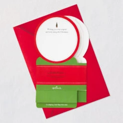 Hallmark Santa's Sleigh Snow Globe Musical 3D Pop-Up Christmas Card With Motion -Hallmark Shop Santa Sleigh Snowglobe 3D PopUp Music Motion Christmas Card 1299XOD9985 08