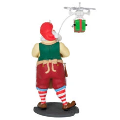 Hallmark Toymaker Santa Ornament 11 Hallmark Toymaker Santa Ornament -Hallmark Shop Santa With Drone Keepsake Ornament 1999QXR8047 06