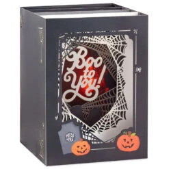 Front Page 34 Front Page -Hallmark Shop Spooky Graveyard 3D PopUp Music Light Halloween Card 1099HJD5002 02