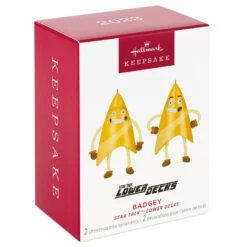Hallmark Star Trek™: Lower Decks Badgey Ornaments, Set Of 2 -Hallmark Shop Star Trek Badgeys Keepsake Ornaments 1999QXI7027 04
