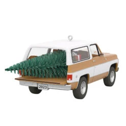 Hallmark All-American Trucks 1973 Chevrolet® Blazer® 2023 Metal Ornament -Hallmark Shop Vintage Chevy Blazer Truck Keepsake Ornament 2199QXR8159 06