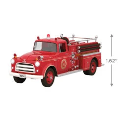 Hallmark Fire Brigade 1956 Dodge Fire Engine 2023 Ornament With Light -Hallmark Shop Vintage Fire Truck Keepsake Ornament 2799QXR8167 03