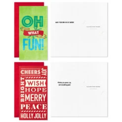 Hallmark Vintage Letterpress Money Holder Boxed Christmas Cards Assortment, Pack Of 36 -Hallmark Shop Vintage Letterpress Assorted Boxed Christmas Cards 5CZE2138 03