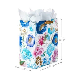Hallmark 13" Watercolor 3-Pack Assorted Gift Bags With Tissue 10 Hallmark 13" Watercolor 3-Pack Assorted Gift Bags With Tissue -Hallmark Shop Watercolor 3Pack Assorted Large Gift Bags Tissue 5EGB6367 03