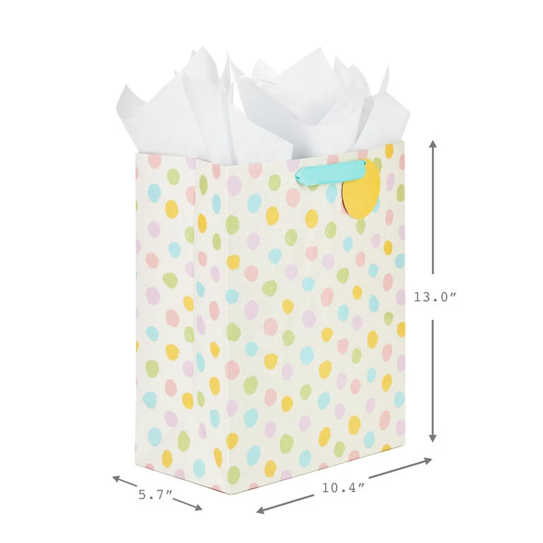 Hallmark 13" Welcome Baby 3-Pack Assorted Gift Bags With Tissue 3 Hallmark 13" Welcome Baby 3-Pack Assorted Gift Bags With Tissue - Image 3