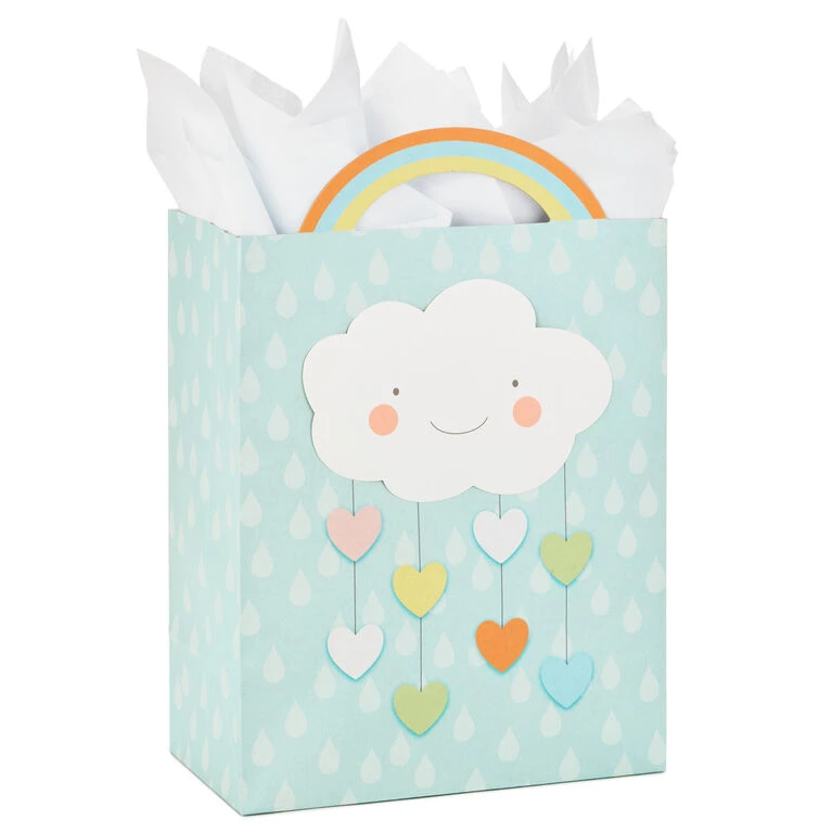 Hallmark 13" Welcome Baby 3-Pack Assorted Gift Bags With Tissue 5 Hallmark 13" Welcome Baby 3-Pack Assorted Gift Bags With Tissue - Image 5