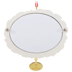 Hallmark A Beautiful Year 2023 Metal Photo Frame Ornament -Hallmark Shop White Wreath Picture Frame Keepsake Ornament 1999QGO2617 06